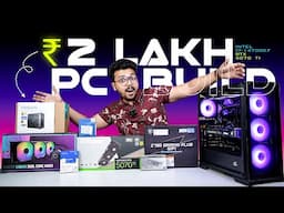 Rs 2 Lakh  Gaming & Streaming PC Build with Intel Core i7 14700KF & RTX 5070 Ti in 2025 🔥