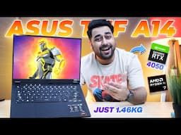 ASUS TUF A14 🔥14" LIGHTWEIGHT Gaming Beast! ⚡ Ryzen 7 8845HS & RTX 4050 Review ✅