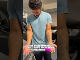 The Bicep Workout That Had My Arms Screaming For Mercy. #okblu #calisthenics #fitness