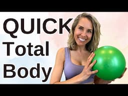 QUICK Total Body Pilates Ball Workout 🌸 Abs + Pelvic Floor 🌸 Intermediate