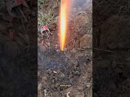Lighting a rocket the wrong way!