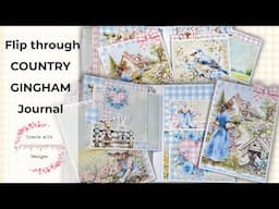 Flip through Country Gingham journal