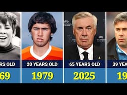 Carlo Ancelotti - Transformation From 5 to 65 Years Old