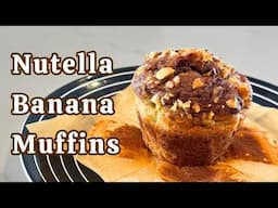 Nutella Banana Muffins | Easy, Moist & Bakery-Style Treat