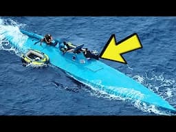 US Navy Intercepts Strange Blue Boat, Then They Turn Pale When They Look Inside!