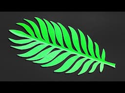 How To Make Paper Leaves | Paper Leaf | Paper Crafts For School | Paper Leaves Making