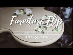 Furniture Flip • Salvaged Side Table • Furniture Upcycle