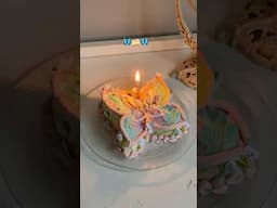 My butterfly birthday cake 🦋🍰✨