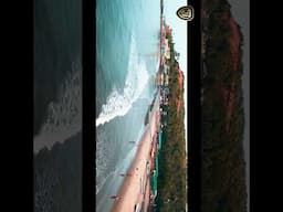 Goa Arambol Beach #goa #beach #travel #arambol #drone #placestovisit #peaceful