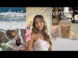 POST GRAD DIARIES EP 1 ⭐️ adjusting to new routines, hobbies, working at a coffee shop, life updates