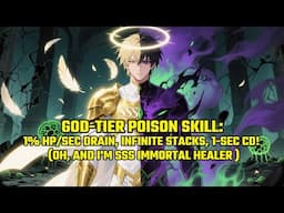 GOD-TIER Poison Skill: 1% HP/Sec Drain, INFINITE Stacks, 1-SEC CD! (Oh, and I'm SSS Immortal Healer)