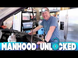 HUSBAND CHORES - MANHOOD UNLOCKED | SPEND THE DAY WITH US | LETTING MY HUSBAND DO THE MAN CHORES