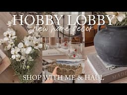 HOBBY LOBBY SPRING HOME DECOR SHOP WITH ME & HAUL | HOBBY LOBBY SHOP WITH ME 2025
