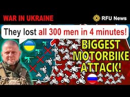 INSANE RUSSIAN ATTACK: 150 BIKES, 300 MEN, ZERO SURVIVORS! | RFU News