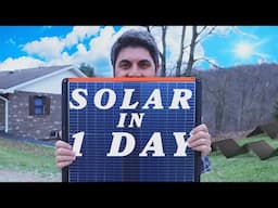 1 DAY SETUP! Solar Power System for my Off Grid Cabin - Jackery Solar Generator 5000 Plus