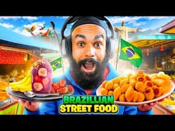 TRYING BRAZIL STREET FOOD 😋