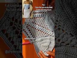 WOW! The lighting was so satisfying ☀️ #shylercrochets #crochet #diy #crochetpattern #handmade