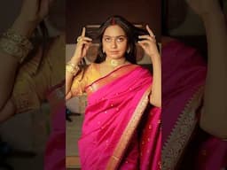 Easy old earrings hairstyle #saree #hairstyle #indianwear