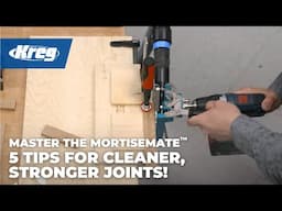 Master the MortiseMate: 5 Tips for Cleaner, Stronger Joints!