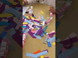 Collaborative Paper Chain Mural