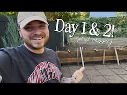 Greenhouse Build Has Started!! (And I Went Plant Shopping, Obviously) || Visit Our Garden