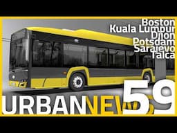 New Tram Line in Dijon | Boston Commuter Trains | Solaris Trollinos in Sarajevo | Urban News 59