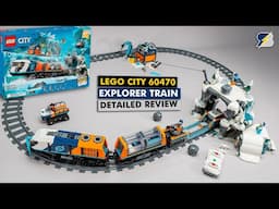 LEGO City 60470 Explorers' Arctic Polar Express Train detailed review