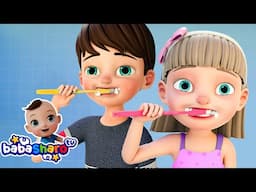 This Is The Way We Brush Our Teeth + Wheels On The Bus Goes Round and Round @BabaSharoTVKidsSongs