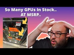 SO MANY NVIDIA GPUs in STOCK AT MSRP..No One Is Buying..