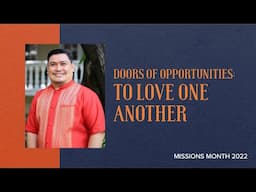 To Love One Another - Rev. Moises Mosquera - June 8, 2025