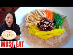 ❗️You will INHALE these noodles in MINUTES❗️Busan's FAMOUS Spicy JapChae [EASY Glass Noodle RECIPE]