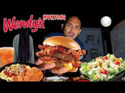 SOLO MUKBANG SEMENTERYO | WENDY'S