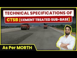 What is CTSB? | Cement Treated Sub-base (CTSB) | Technical Specifications | Road Construction Works