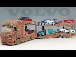 Restoration Abandoned Volvo FH16 750  Truck Transporter Cars
