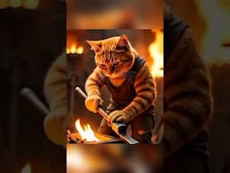 Kucing pandai besi minta nasi rames #ai #shortsviral #funnycats #trendingshorts #catlovers