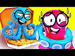 Slime Sam Sapeca Cozinha Comida de Verdade... ou Doce? 🍰🥘 || Desafio de Comida Maluca