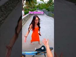 She Wanted a Bike Date.. #shorts