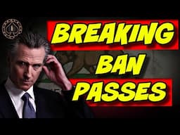 California Votes Yes To Pass "Glock Ban"