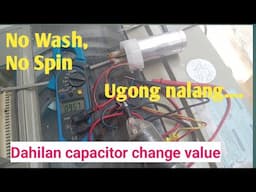 LG automatic washing 7.5kg No wash, No spin