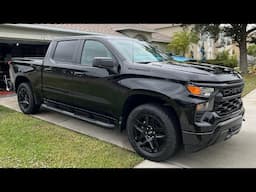 2024 Chevy Silverado 1500 Custom Blackout