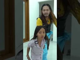LEIKA MAKEUP TOMPEL DAN GONDRONG JADI PASANGAN LUCU 🤣 #leika #shorts #trending #viralvideo