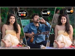 Drunk Man(Sharabi) Singing Sanam Teri Kasam Songs With Cute Girl😍|Prank With Twist ​@team_jhopdi_k