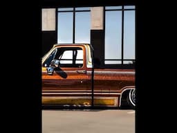The sunlight hitting just right on this low and clean c10...#Dubcar #dubmagazine
