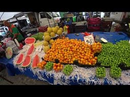 РОСКОШНАЯ МУШМУЛА АБРИКОС ЧЕРЕШНЯ КЛУБНИКА АРБУЗ ЭТО НЕ РАЙ ЭТО РЫНОК В МАХМУТЛАРЕ ТУРЦИЯ 29 АПРЕЛЯ