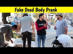 Fake Dead Body Ko Parcel Krna Hai Prank || 😂 FUNNIEST REACTIONS @sharikshah
