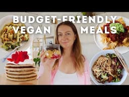 What I eat in a few days (budget-friendly vegan meals) 🌀