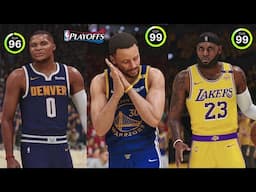 The 2025 NBA Playoffs, But Everyone Is In their PRIME! (Live 2K Simulation)