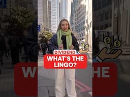 🎤 What is a dividend? We hit the streets to find out what people really know about #investing