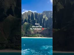POV: you visit the Na Pali Coast 🌺🏝️