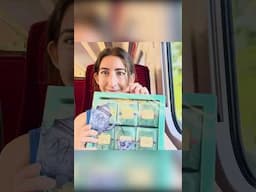 ASMR with tea on a UK train #shorts #england #royalfamily
